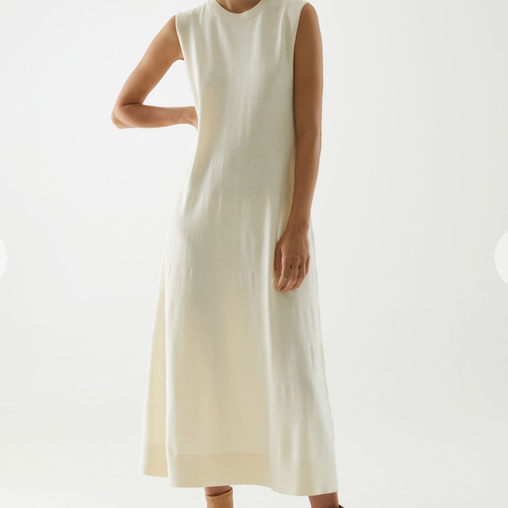 COS Knitted A-Line Wool Dress